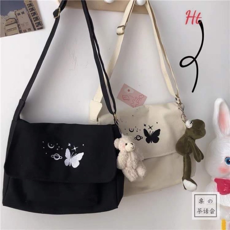 Túi khuy bươm và trăng sao HT12