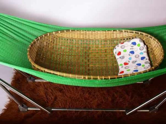 Nôi tre 110x70 đã hơ sạch dằm 0-36 tháng