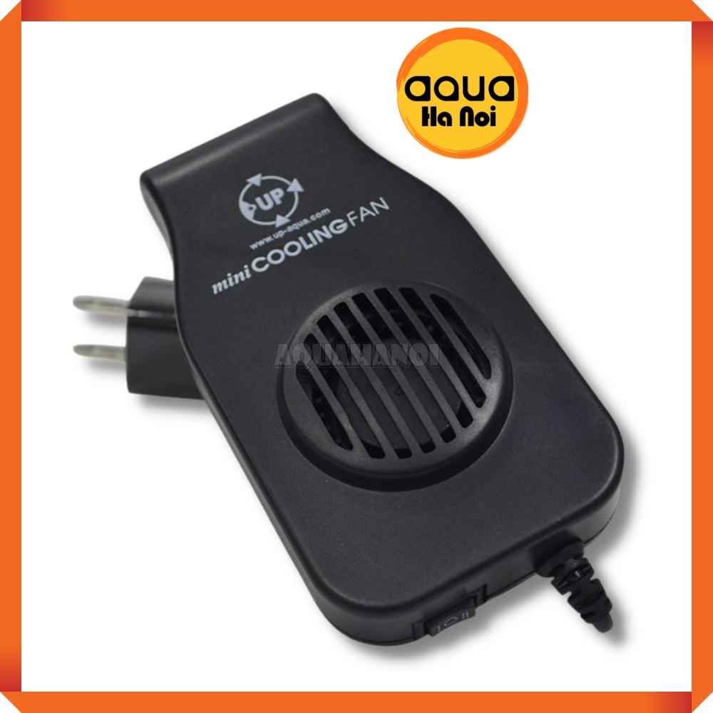 Quạt tản nhiệt làm mát nước hồ cá thủy sinh UP Aqua USB mini D 336 B -1 quạt - màu đen