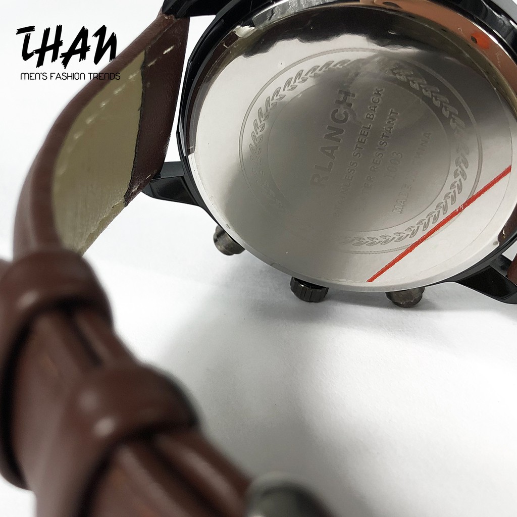 Đồng hồ nam ARLANCH thời trang cổ điển dây da màu nâu chống nước 42cm đeo tay đẹp giá rẻ - Sang trọng lịch sự có ngày | BigBuy360 - bigbuy360.vn