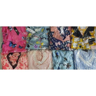 ĐỒ BỘ LỤA SATIN TIỂU THƯ (tay dài&tay cộc)