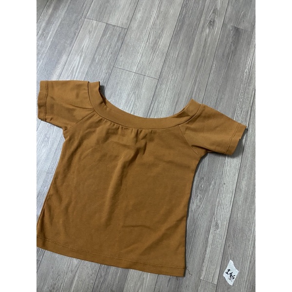 2hand áo thun nâu vàng