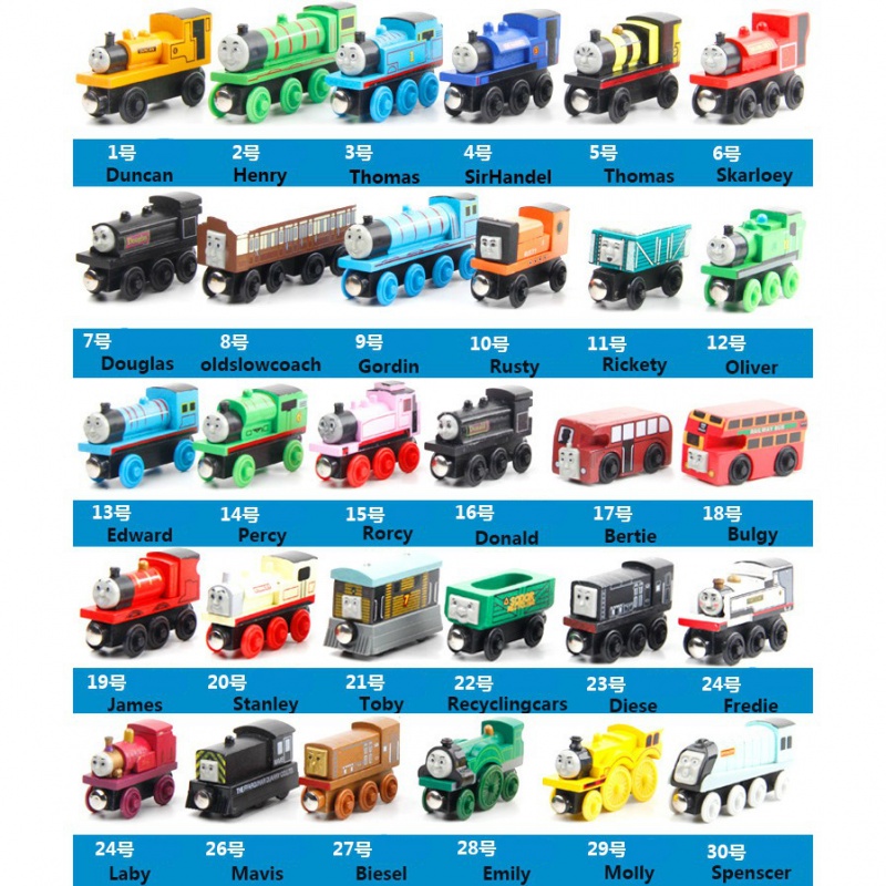 Thomas And Friends Toy Train Magnetic Wooden Model Toys