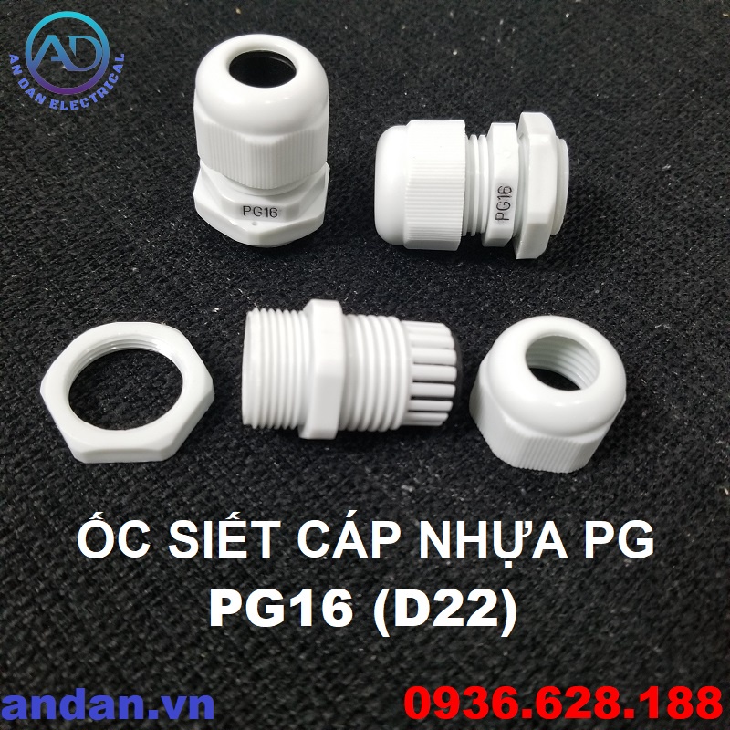 Ốc Siết Cáp Nhựa, Đầu Ren Thít Cáp – PG, PG7, PG9, PG11, PG13.5, PG16, PG19, PG21, PG25, PG29, PG36, PG42, PG48