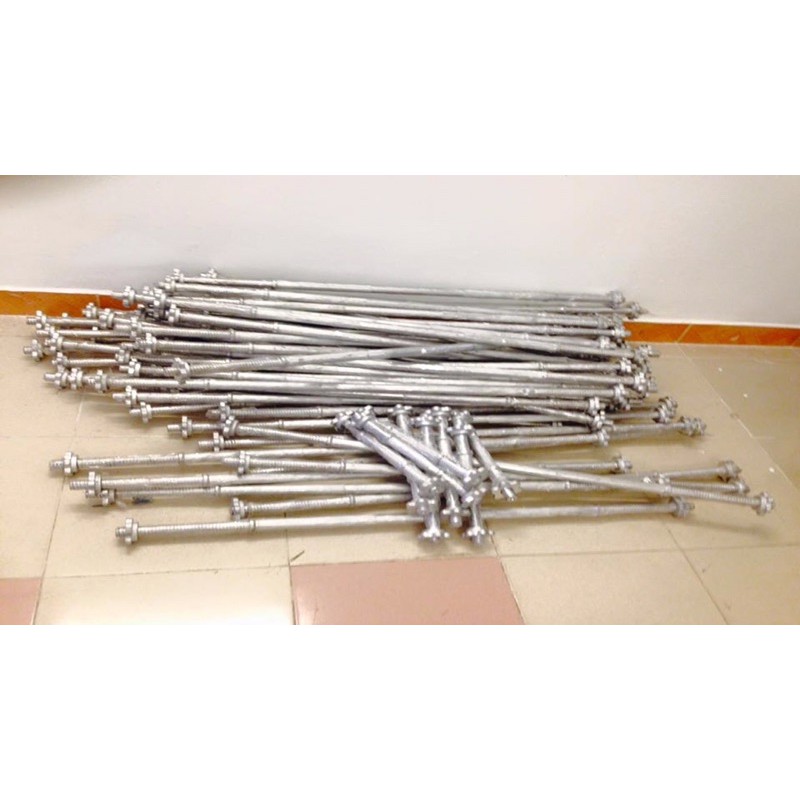 Đòn tạ sắt xi 1m5 kuzasa (kèm chốt )