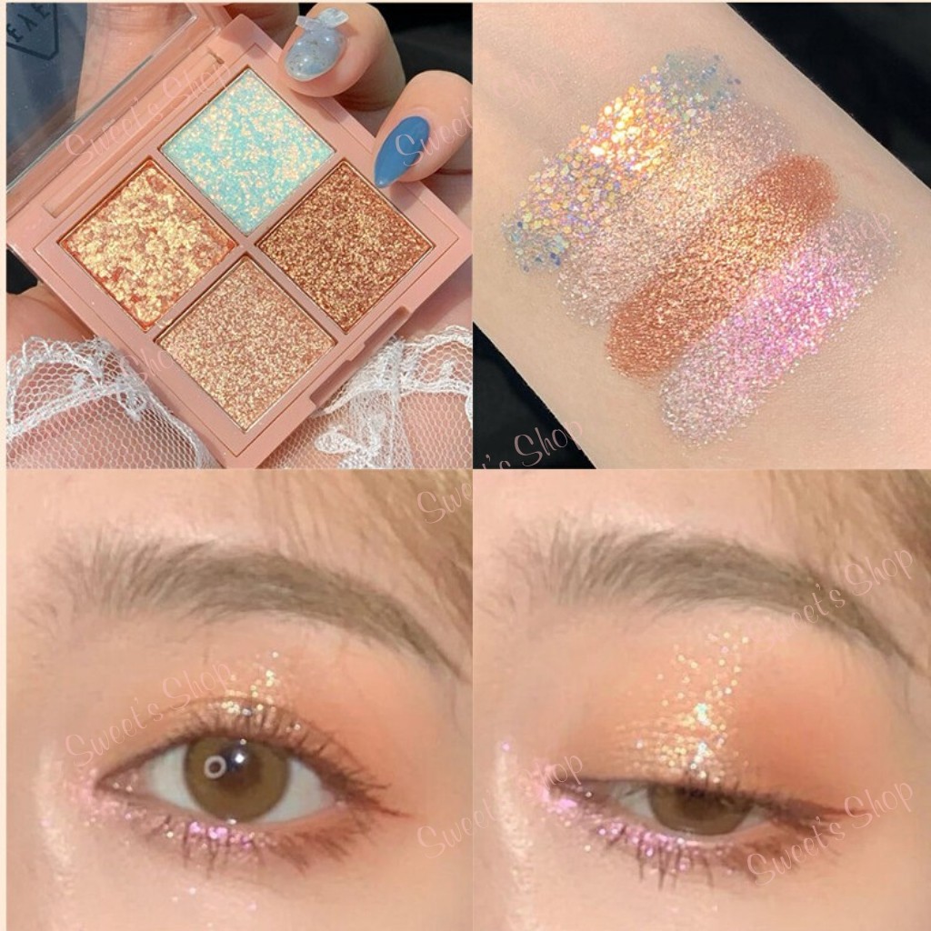 Bảng Mắt Nhũ💖FREESHIP💖Bảng Mắt Siêu Nhũ 4 Ô Guicami Bản Dupe Của 3Ce Mini Multi | BigBuy360 - bigbuy360.vn