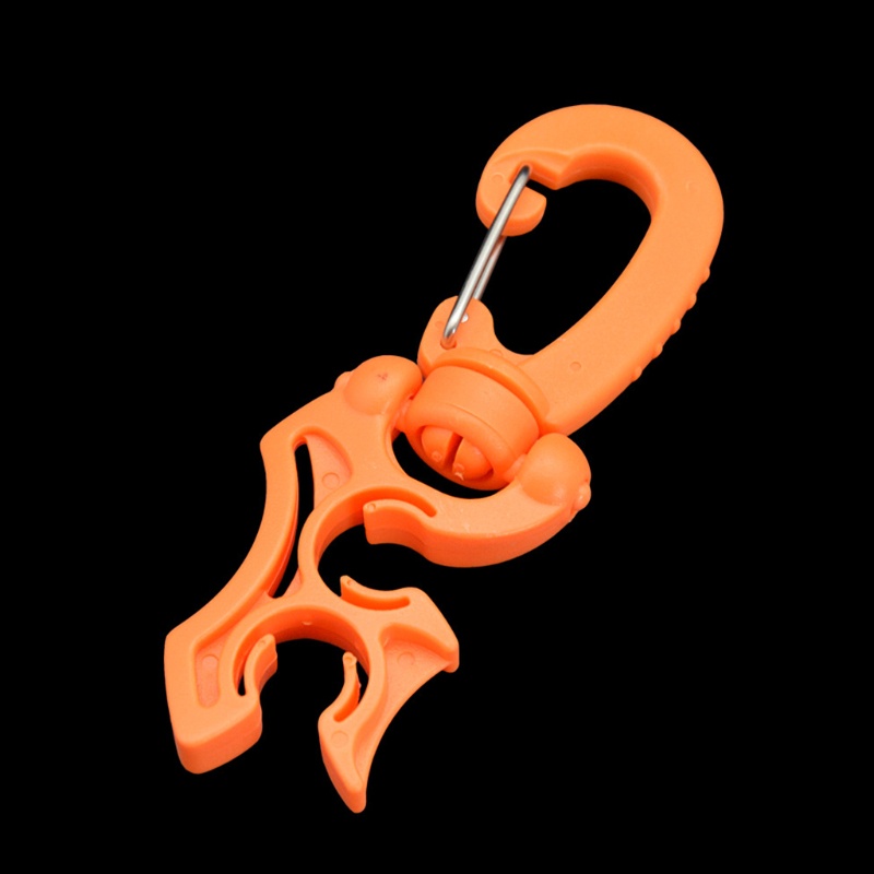 QQ Bộ 3 Móc Kẹp Đôi BCD Điều Chỉnh Ống Thở Đôi Lặn Biển Chống Mài Mòn Kèm Giá Đỡ Chuyên Dụng