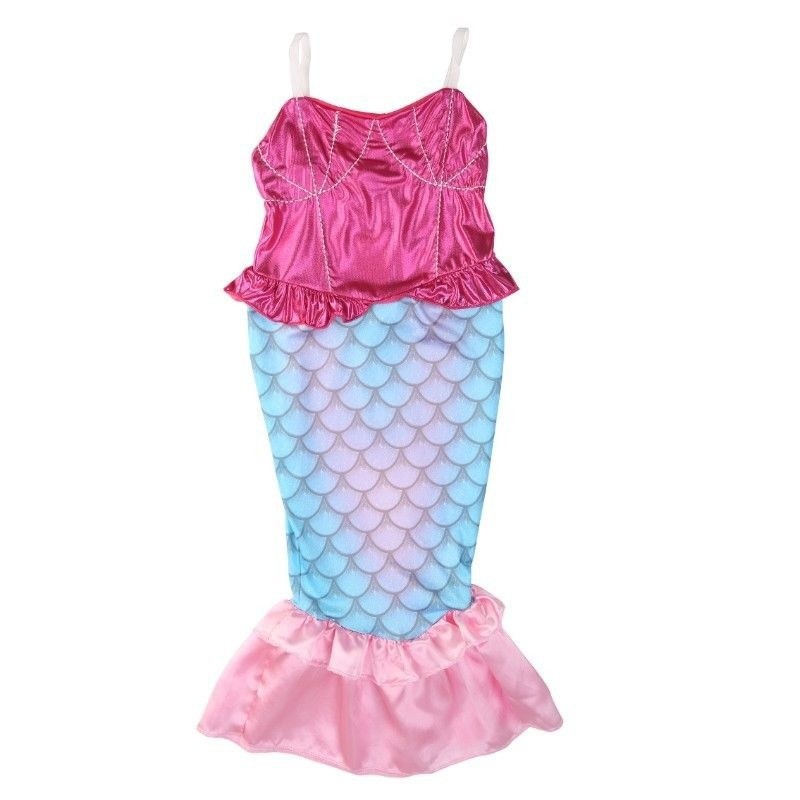 ღ♛ღFacny Girls Mermaid Tail Swimmable Bikini Set Swimwear Swimsuit Swimming Costume