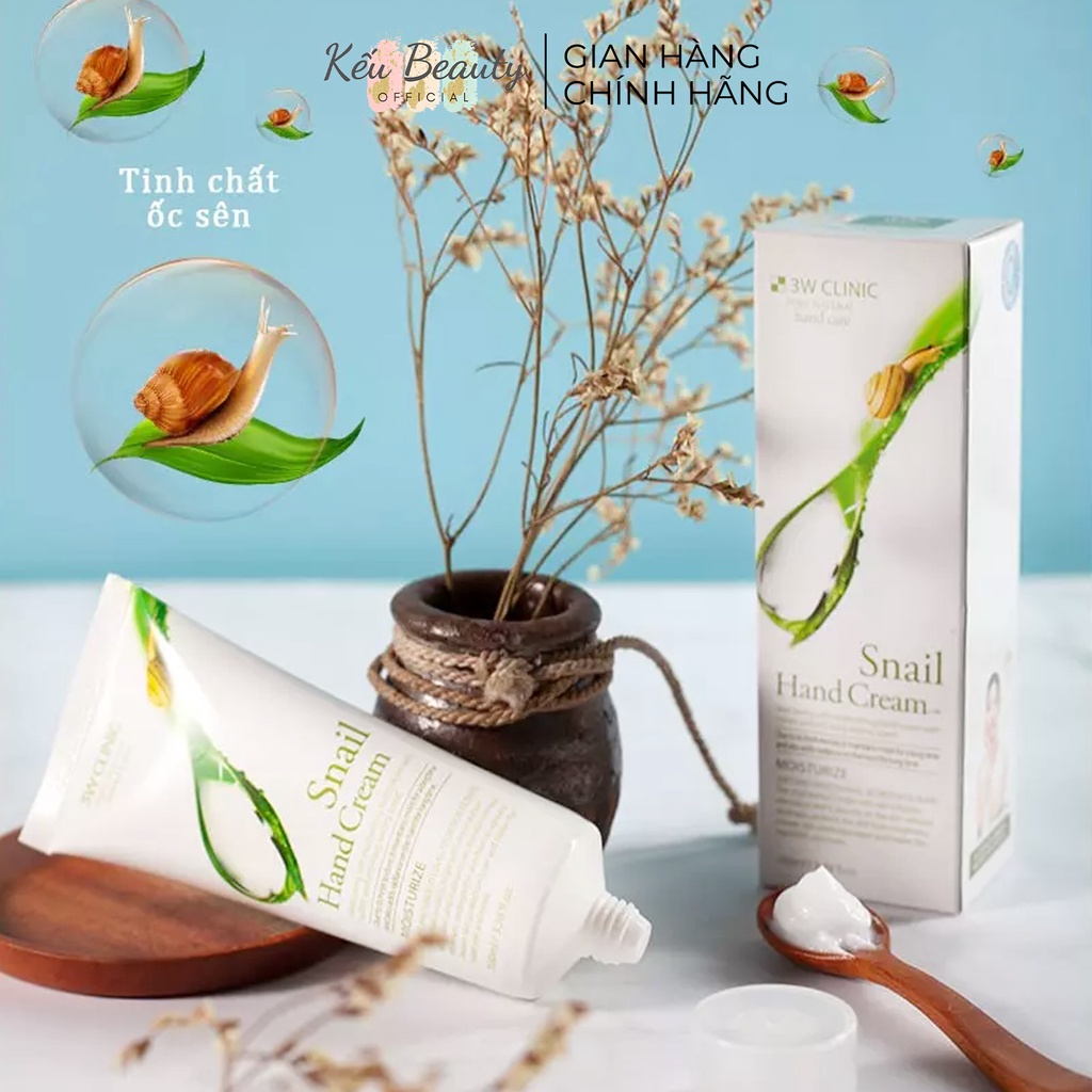 Kem Dưỡng Da Tay 3W Clinic Hand Cream 100ml