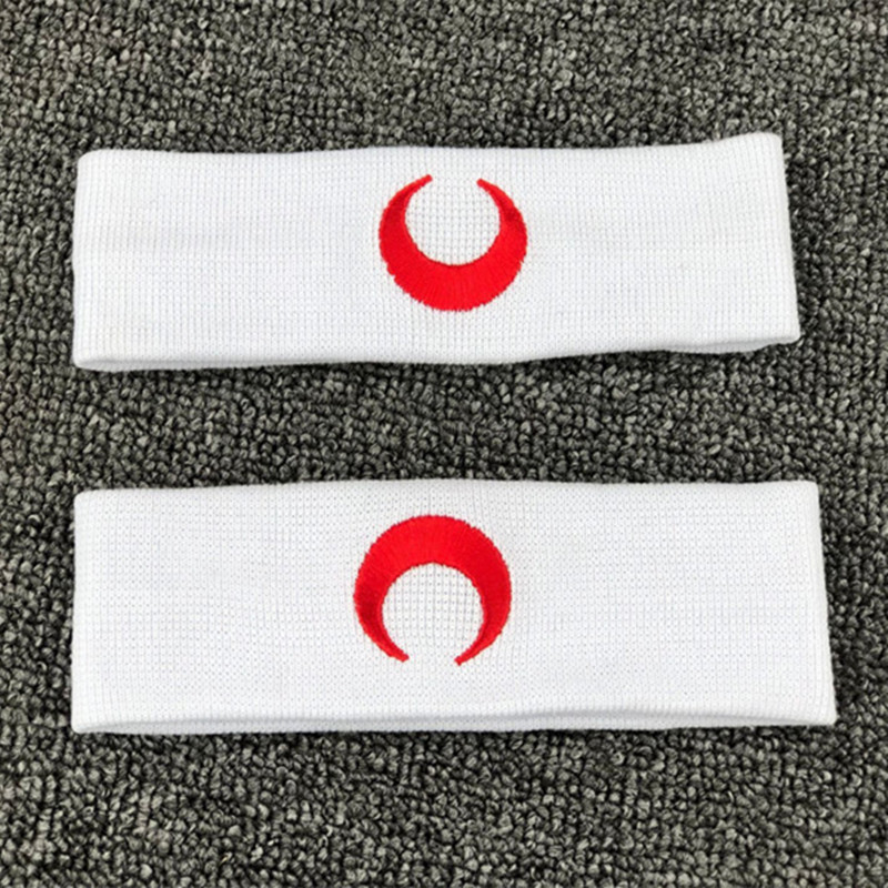 Băng đô thể thao thêu mặt trăng dễ thương