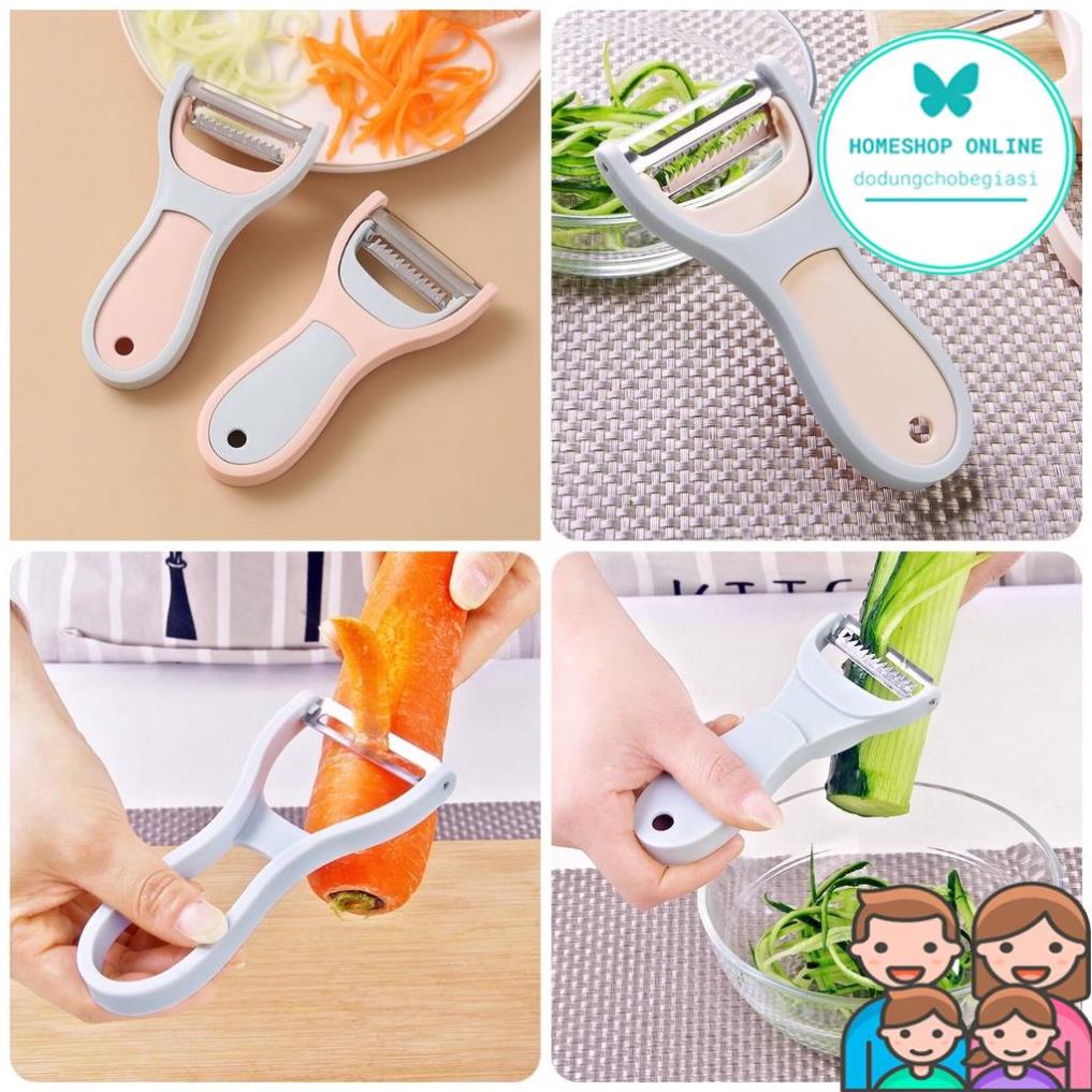 Dụng cụ bào nạo gọt rau củ đa năng, mài phomai đa năng nhiều màu HOME SHOP ONLINE