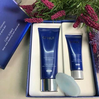 Set Sữa Rửa Mặt cho da Mụn Ohui Deep Medi-Cleansing Foam