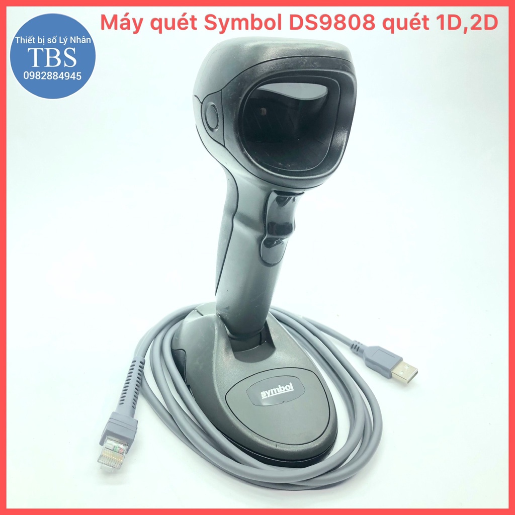 Máy quét mã Symbol DS9808 quét mã 1D,2D siêu nhạy