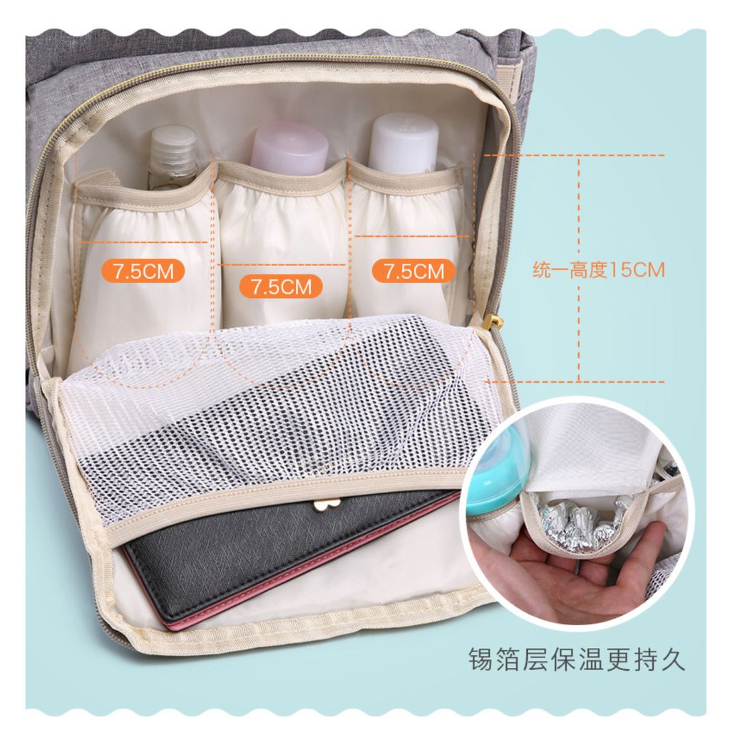 Balo mẹ bé cao cấp Aimama chính hãng