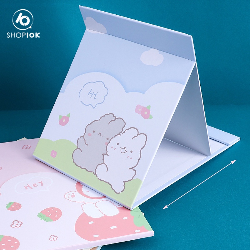 Gương Gấp Để Bàn Dễ Thương Cute Trang Điểm Mang Theo Tiện Lợi Nhiều Kích Thước