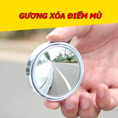 Gương cầu lồi gương phụ xóa điểm mù trên ô tô