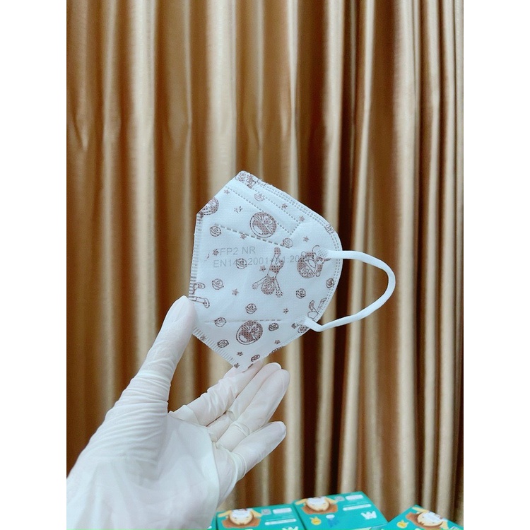 KHẨU TRANG KHÁNG KHUẨN TRẺ EM N95 - 4 lớp -  cao cấp an toàn cho bé cho bé từ 0 đến 5 tuổi
