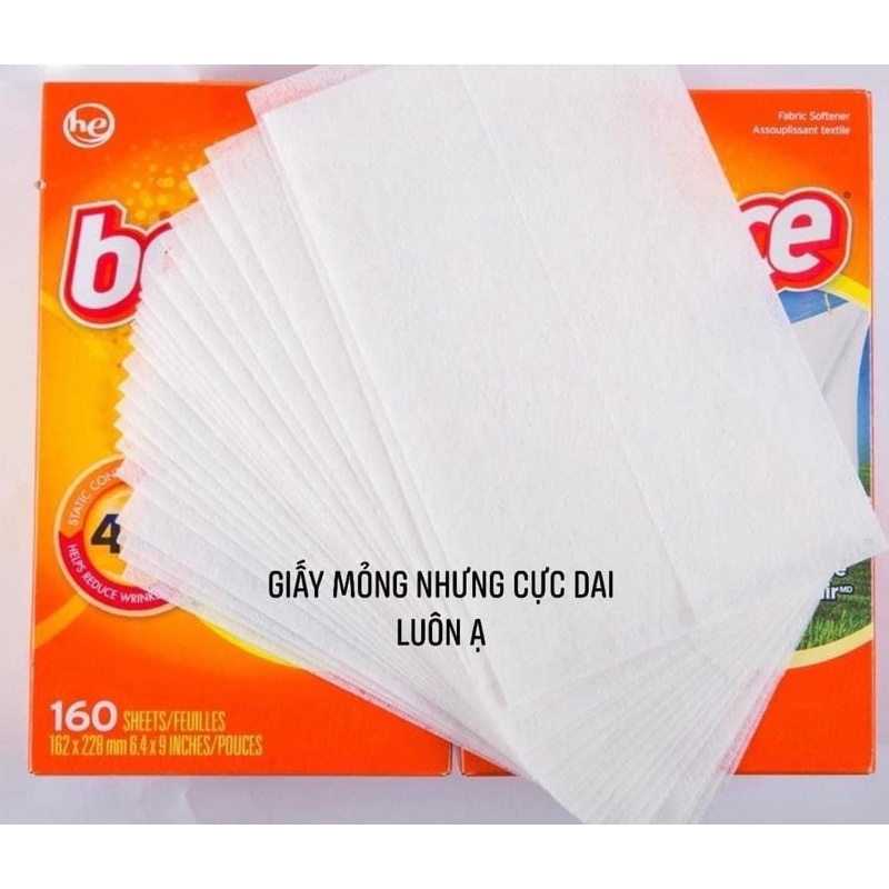 GIẤY THƠM QUẦN ÁO BOUNCE VÀ LÀM MỀM VẢI TÁCH SET LẺ