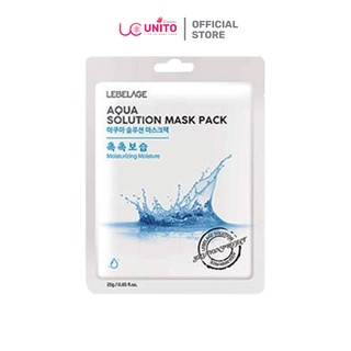 Mặt Nạ Lebelage Aqua Solution Mask Pack Moisturizing Moisture Cấp Nước 25g