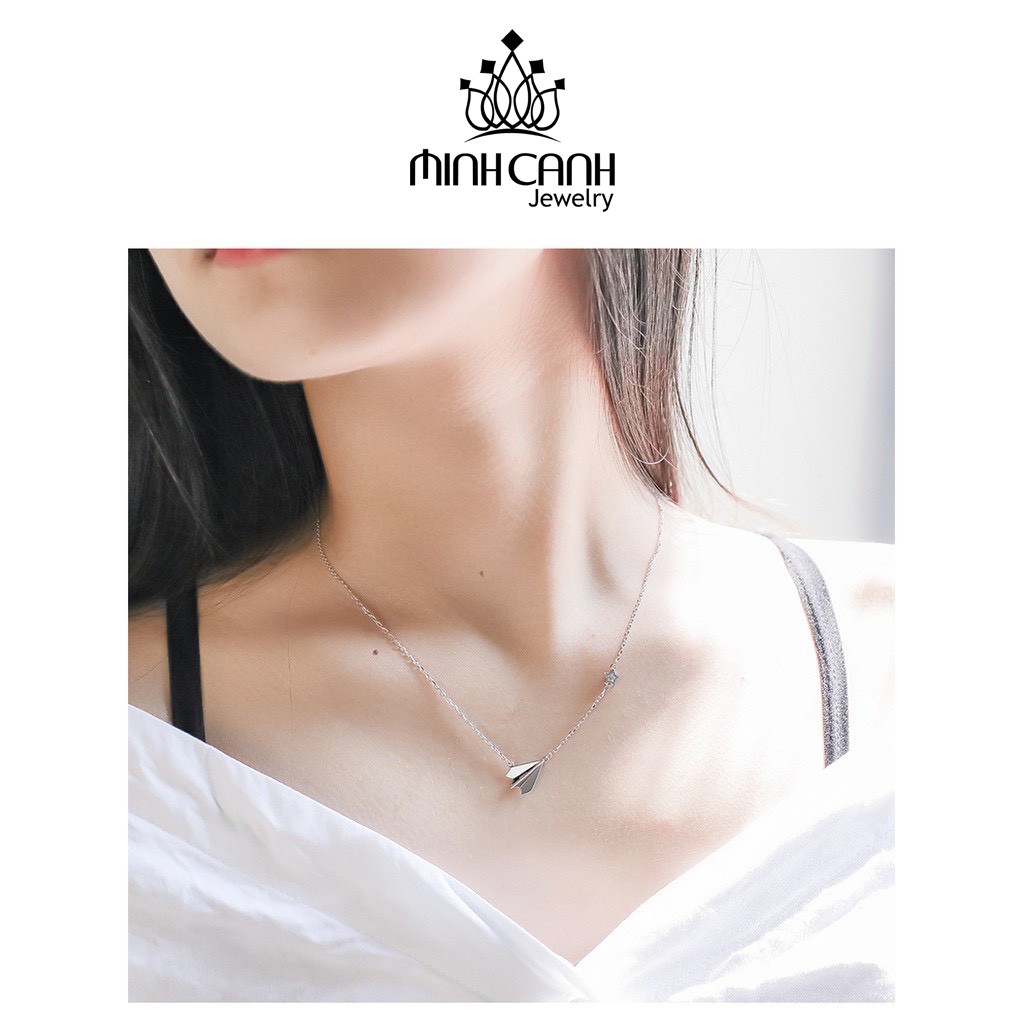 Dây Chuyền Máy Bay Giấy Kèm Sao Bạc 925 - Minh Canh Jewelry