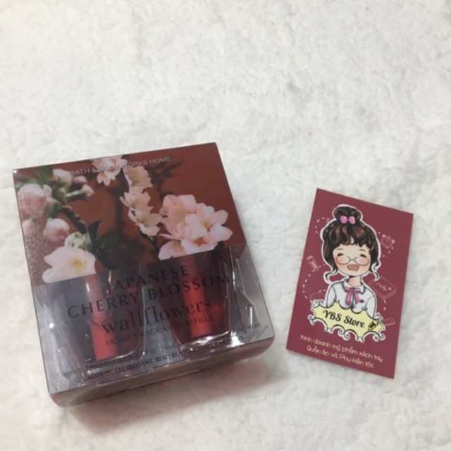 {Bill Mỹ} {1 Chai} Japanese Cherry Blossom Tinh dầu Bath & Body Works Wallflower Fragrance Refills 24ml nhiều mùi khác