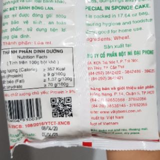 Bột mì đa dụng trái táo gói 500g