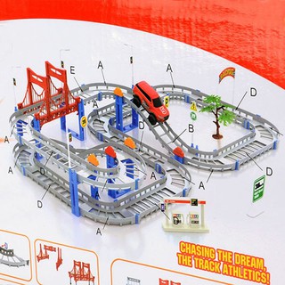 Hộp Đồ Chơi Đường Ray Xe Lửa Cho Bé