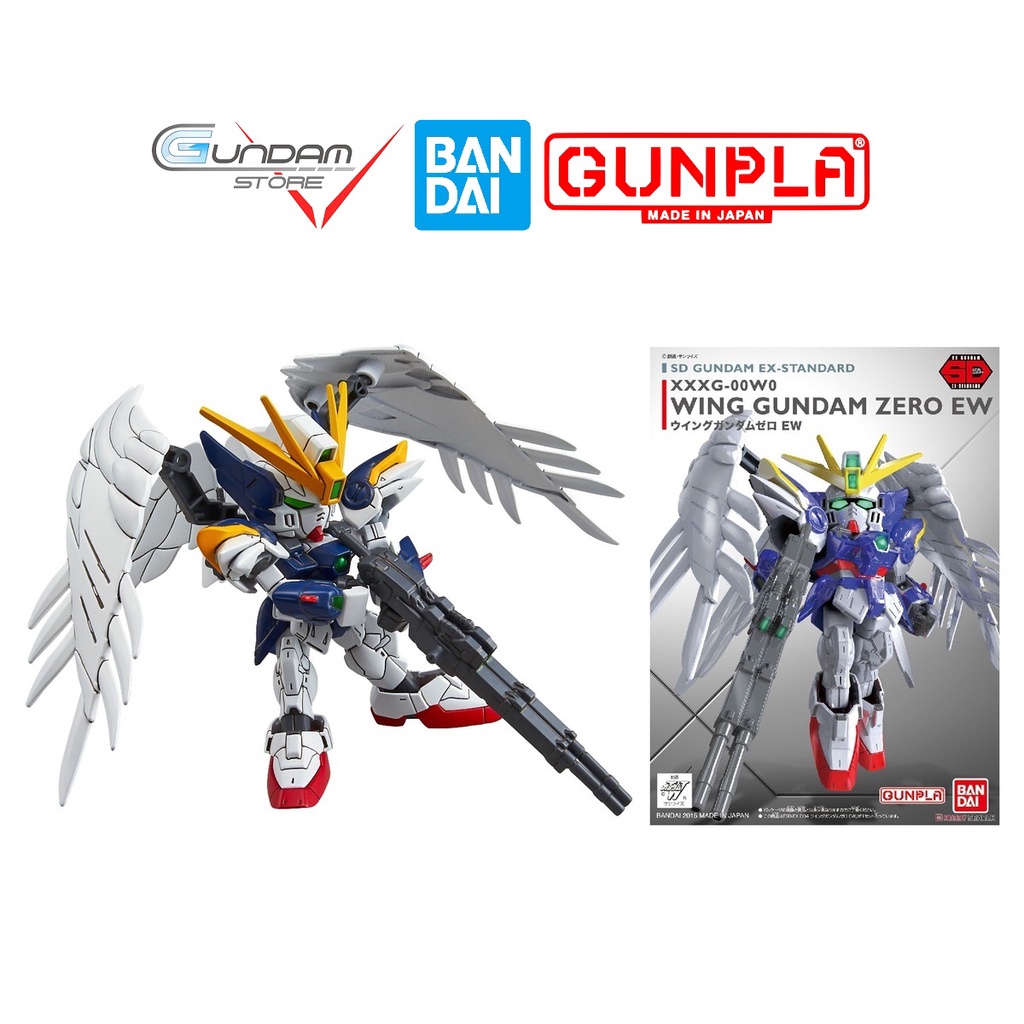 Mô Hình Gundam SD WING ZERO EW EX-STANDARD Bandai ENDLESS WALTZ Đồ Chơi Lắp Ráp Anime Nhật