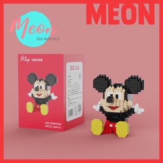 Miniblock xếp hình Mickey Minnie Donal Daisy Pluto - Lego vịt donal mickey mouse size S