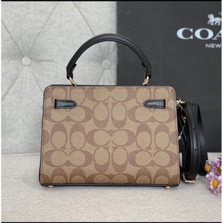 Túi Coach mini Lane Top handle