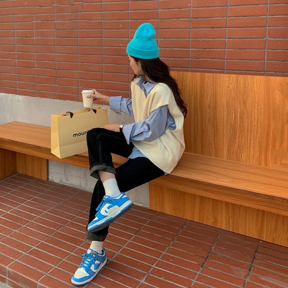 【Yuki】Set áo sơ mi + gile đậm chất phong cách Hàn QUốc có bán lẻ | BigBuy360 - bigbuy360.vn