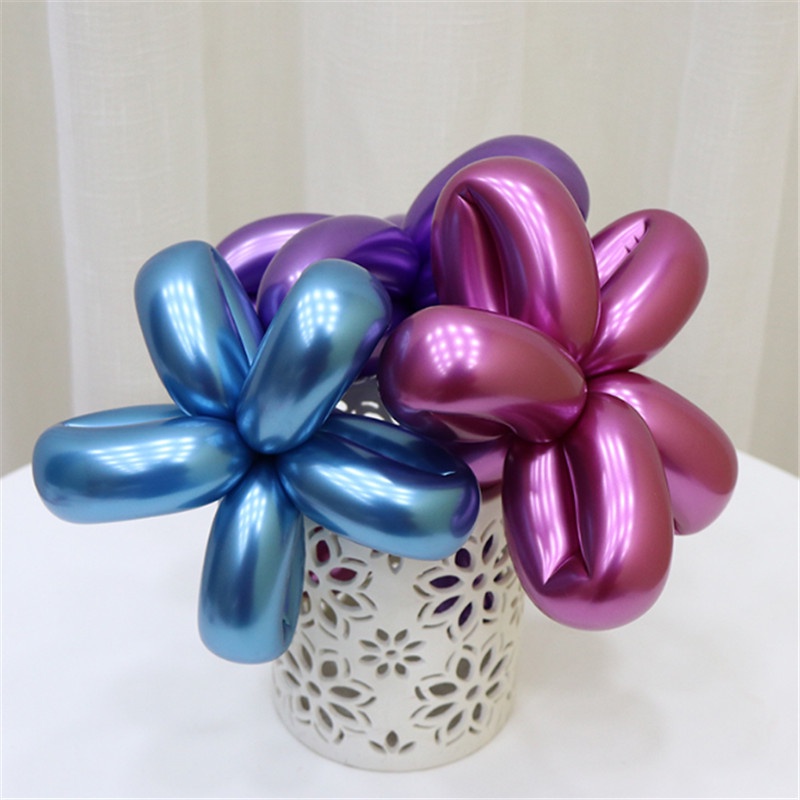 Giảm Giá Phổ Biến Set 10 Dải Kim Loại Dày Dài Nhiều Màu Sắc Trang Trí Bong Bóng Tiệc Sinh Nhật Đám Cưới Bán Sỉ