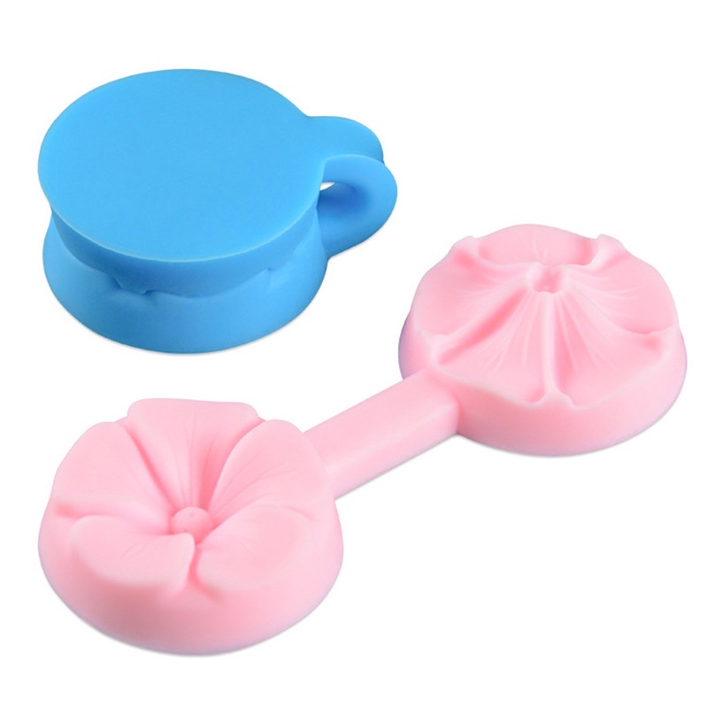 1 Khuôn Silicon Làm Bánh / Cánh Hoa Sô Cô La Dễ Thương