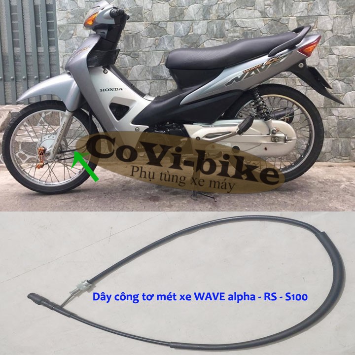 Dây Công tơ mét xe Wave RS, Wave Anpha, Wave S110, RSX Wave S110 đời từ 2006 đến 2020