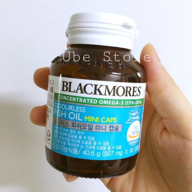 [Mã COS1505 giảm 8% đơn 300K] DẦU CÁ KHÔNG MÙI BLACKMORES FISH OIL MINI CAPS 80V #SALE_OFF_60% | BigBuy360 - bigbuy360.vn