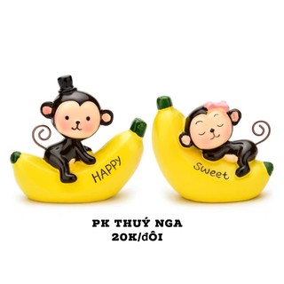 Đôi Khỉ Ôm Chuối-Q3485