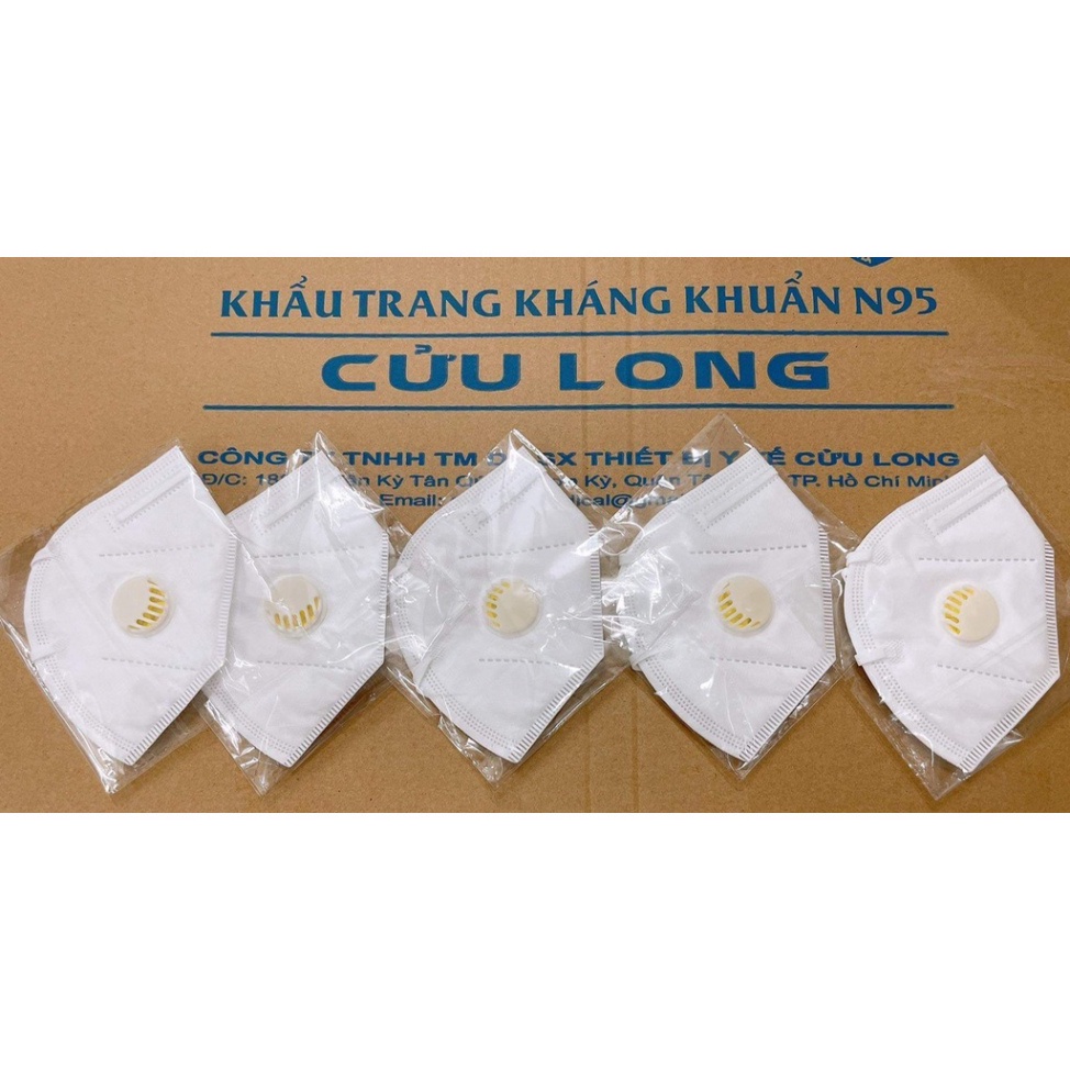 Khẩu trang y tế N95, khẩu trang kháng khuẩn ,có van thở chống bụi cao cấp, sử dụng nhiều lần hộp 10 cái N95 VAN | BigBuy360 - bigbuy360.vn