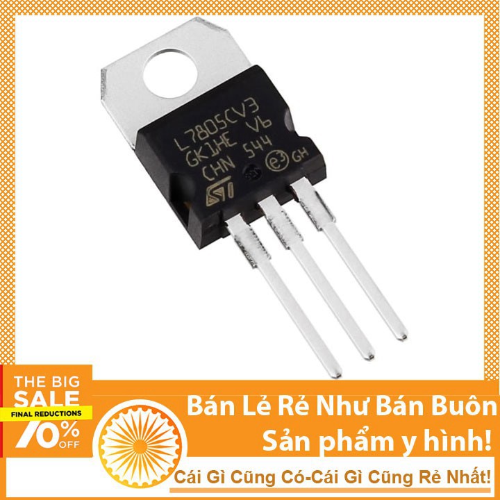 [ Xả Hàng ] IC Nguồn Lm7805 1.5A TO-220