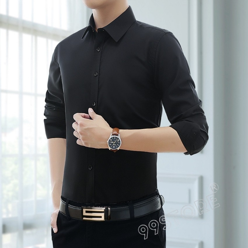 [PHOM CHUẨN] Áo sơ mi dài tay nam cao cấp SMN01 vải mềm thoáng mát, thanh lịch cho văn phòng, đi học, đi làm, đi chơi | BigBuy360 - bigbuy360.vn