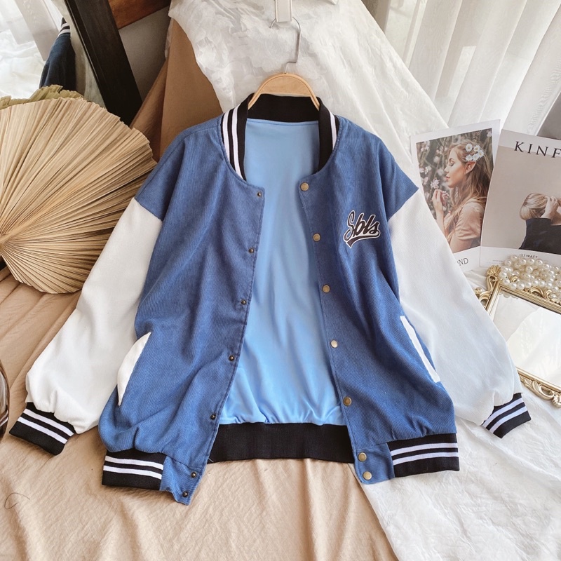 Áo khoác bamboer xanh(Sẵn tại shop )