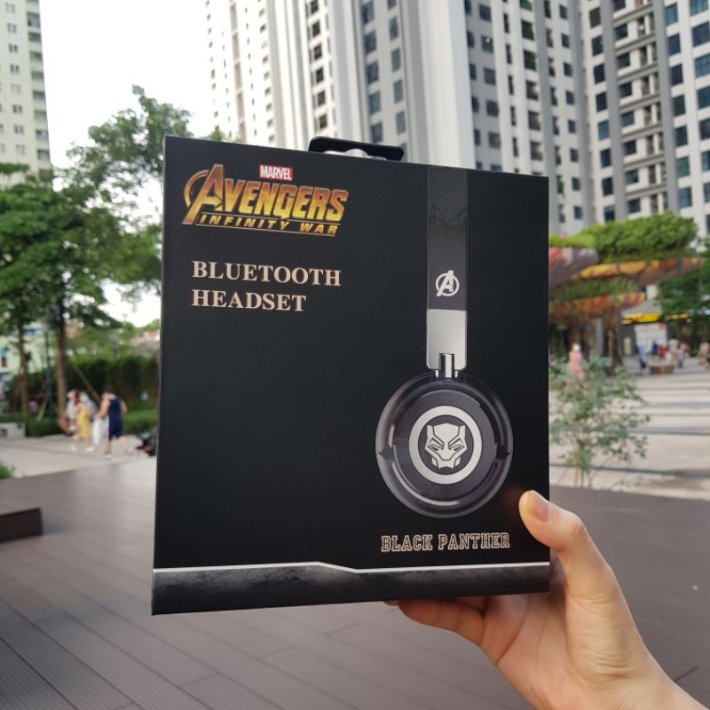 Tai nghe bluetooth Avengers chính hãng cực tốt, âm thanh hay và bass tốt, có mic