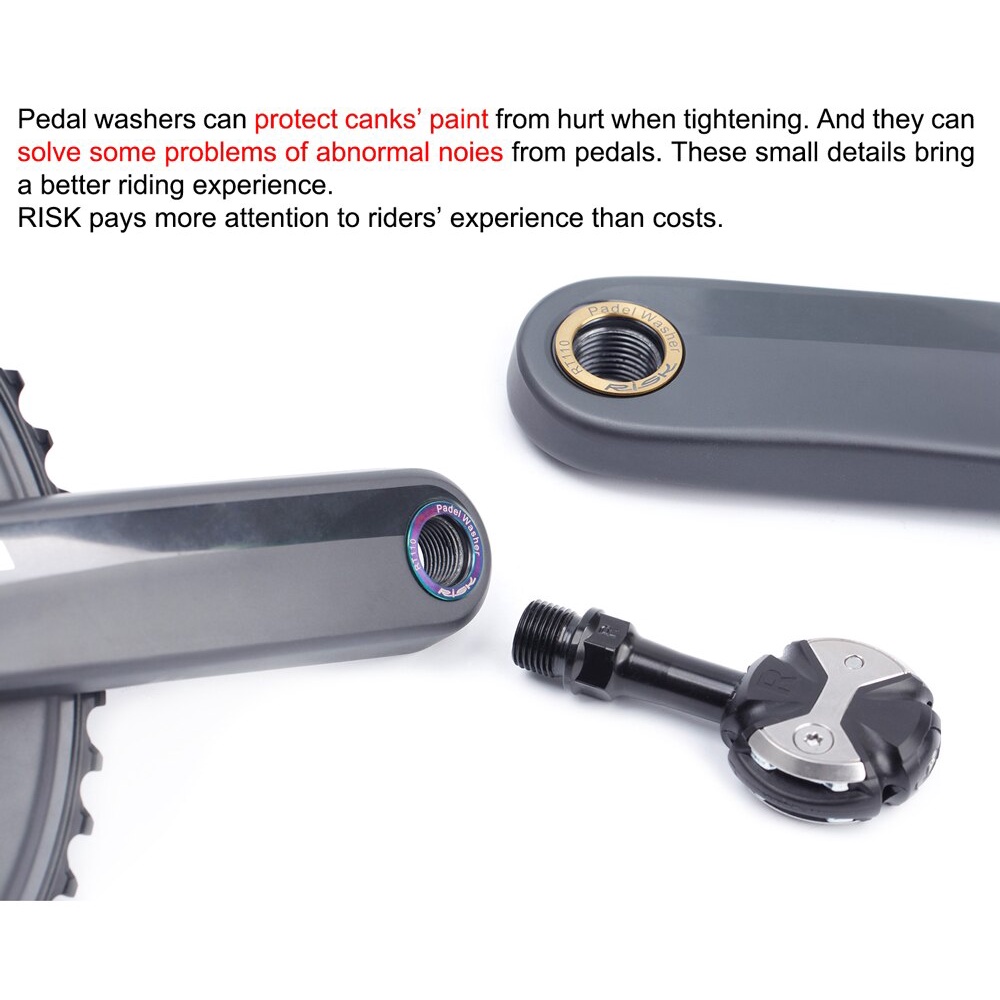 Miếng Đệm Bảo Vệ Bàn Đạp Xe Đạp Leo Núi Bằng Hợp Kim Titan