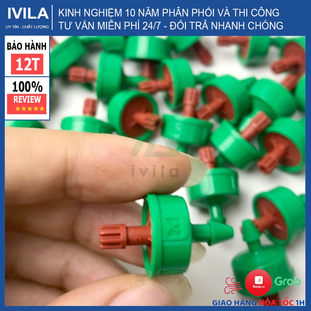 [Bán sỉ] Béc nhỏ giọt bù áp, chống rỉ - Béc nhỏ giọt bù áp chống rỉ 2l/4l/8l/16/ - Hệ thống tưới nhỏ giọt