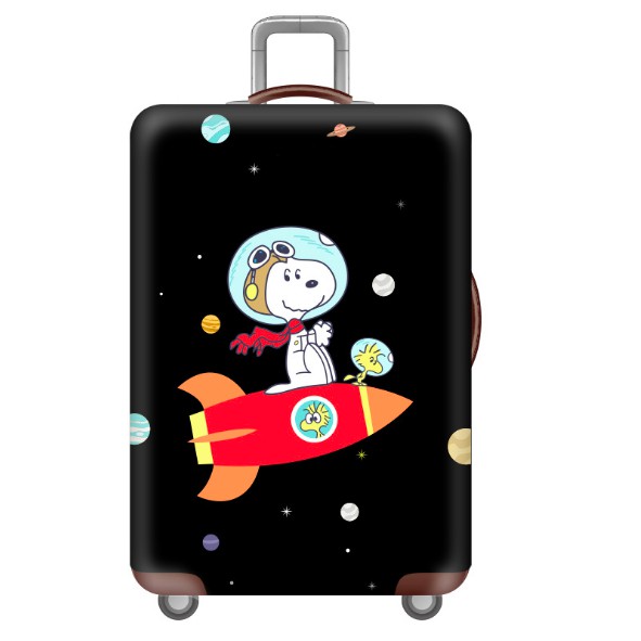Túi bọc vali - áo bọc vali cao cấp khoá kép vải thun dày chống nước co giãn 4 chiều - Elastic suitcase protective cover
