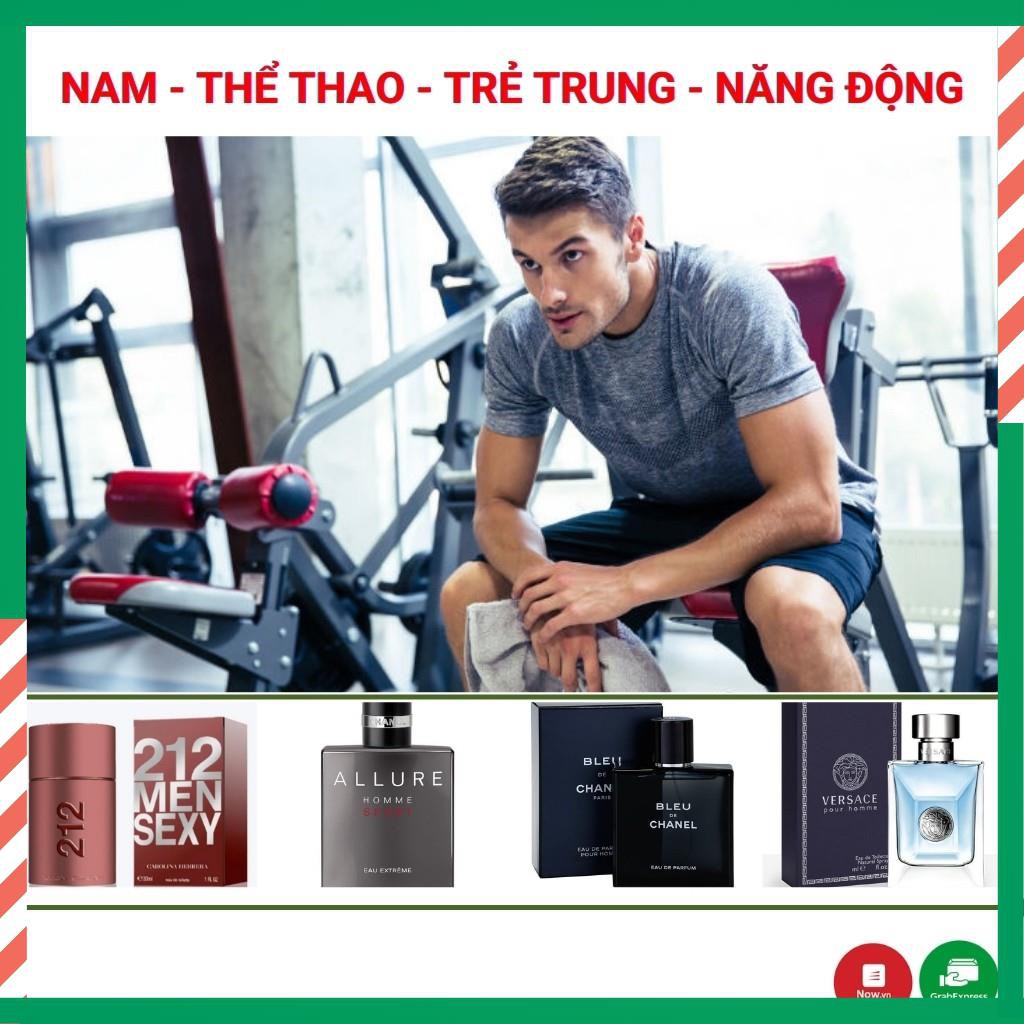 Nước Hoa Bỏ Túi Cho Nam [Combo 4 Tiết Kiệm] Nước Hoa Nam Mini 20ml Phong Cách Thể Thao - Trẻ Trung - Năng Động