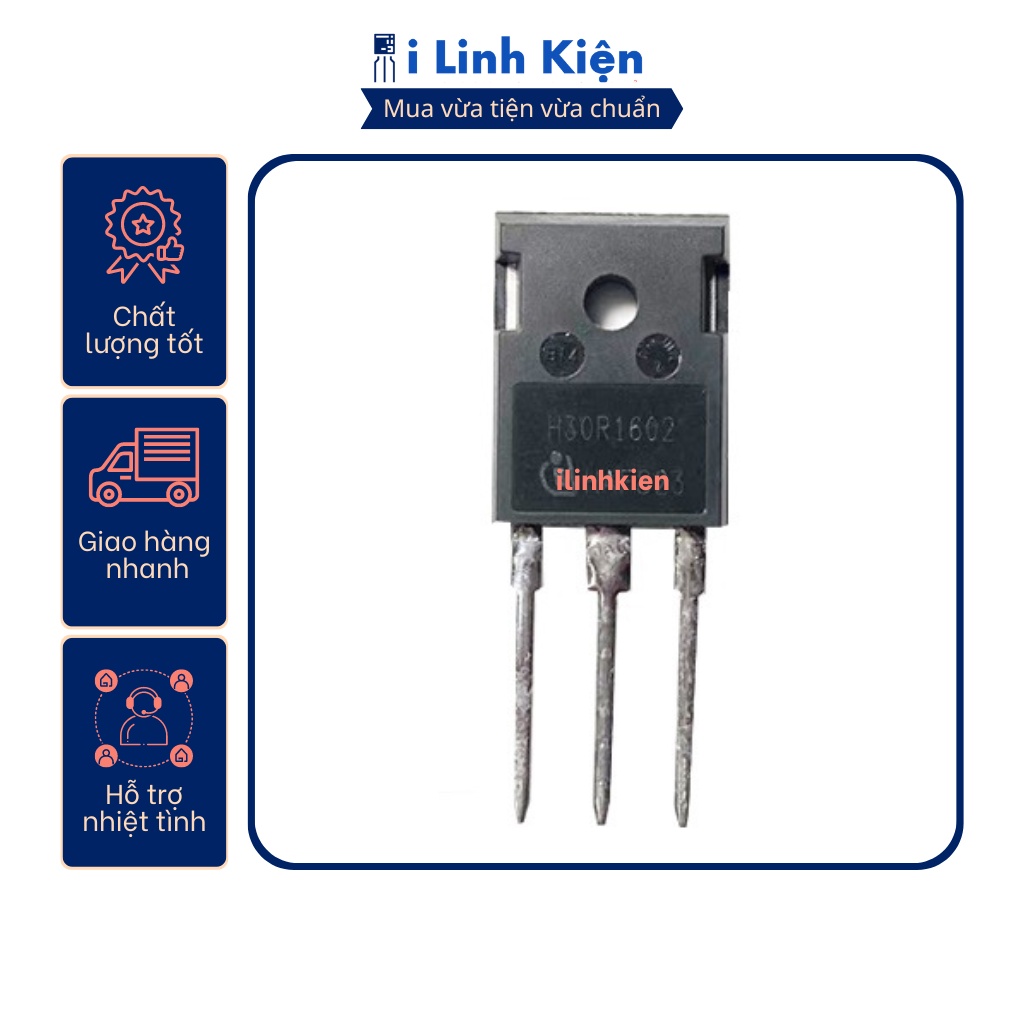 IGBT bếp từ H30R1602 30R1602 30A 1600V tháo máy chất lượng tốt .