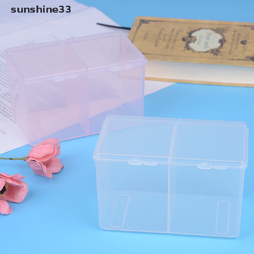 Hộp Đựng Bông Tẩy Trang Trong Suốt Tiện Dụng