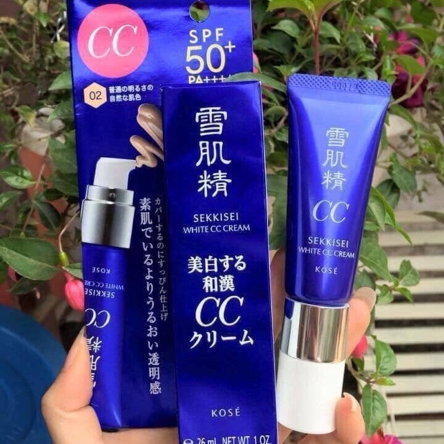 KEM TRANG ĐIỂM CC KOSSE SEKKISEI WHITE CREAM SPF50+/PA++ 30G CHÍNH HÃNG - 10704