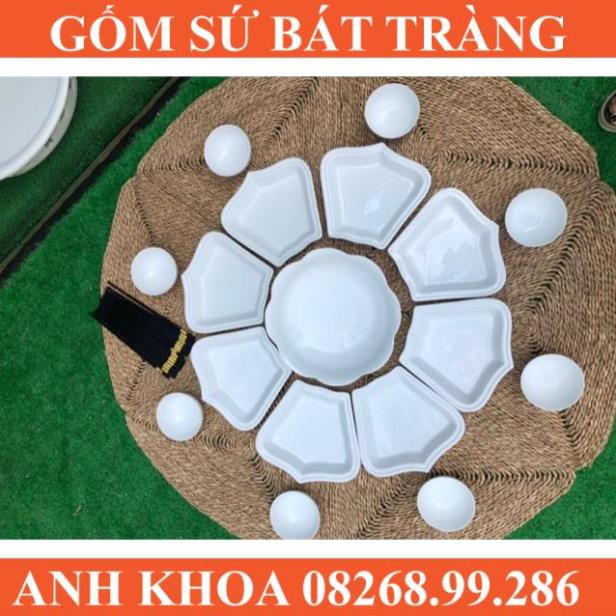 Mâm cơm cúng gia tiên - mâm cỗ cực xinh - Gốm sứ Bát Tràng Anh Khoa