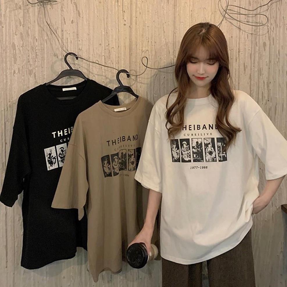 Áo Thun nam nữ unisexThe Band 1986  Phông form rộng tay lỡ in hình vintage, 3158 kiểu cá tính đẹp Ulzzang